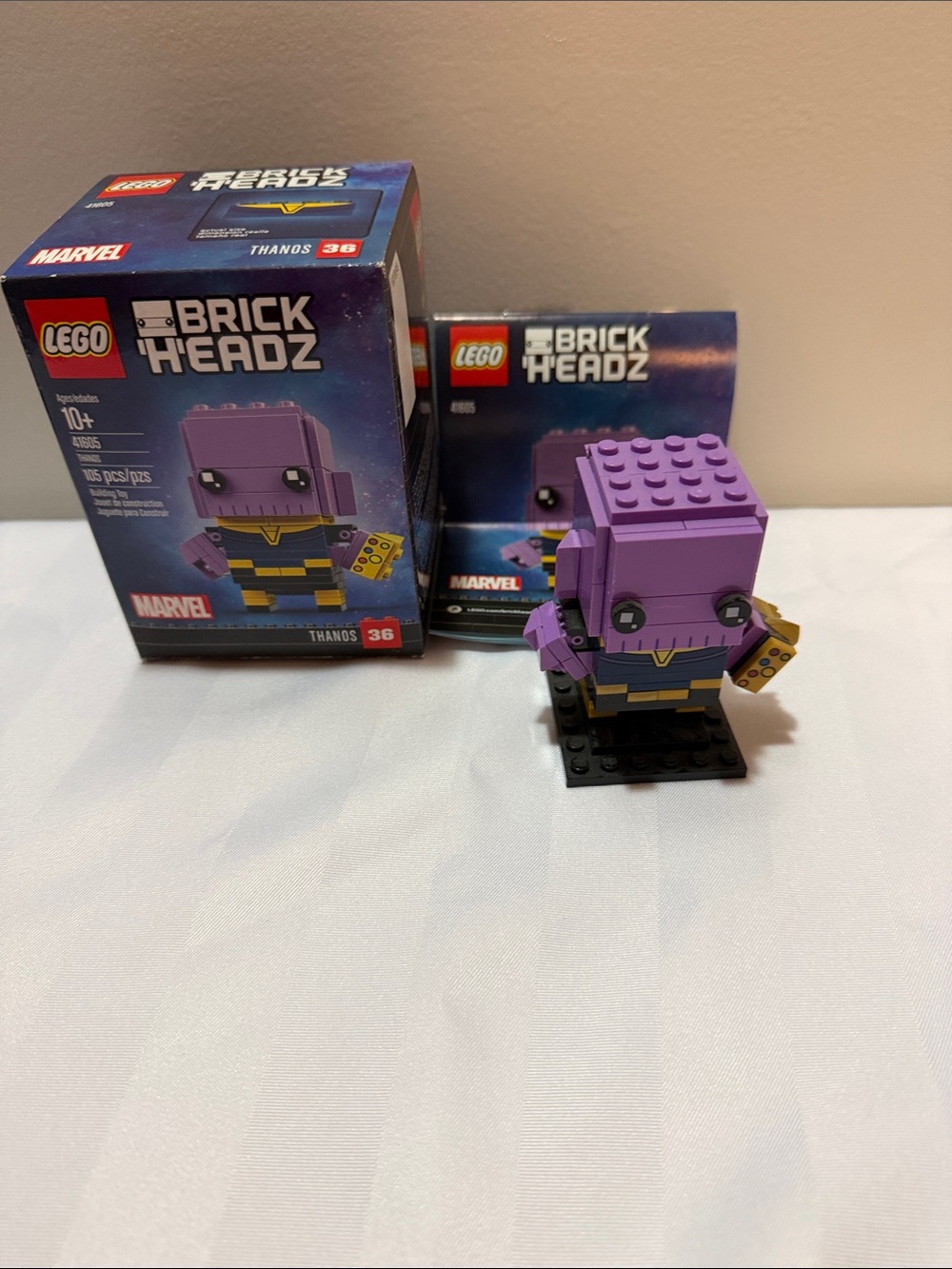 Lego BrickHeadz Thanos Purple and Gold Marvel Figure